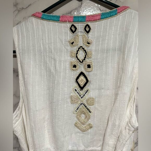 AREA STARS Mayan Embroidered Wrap Dress - Picture 11 of 12